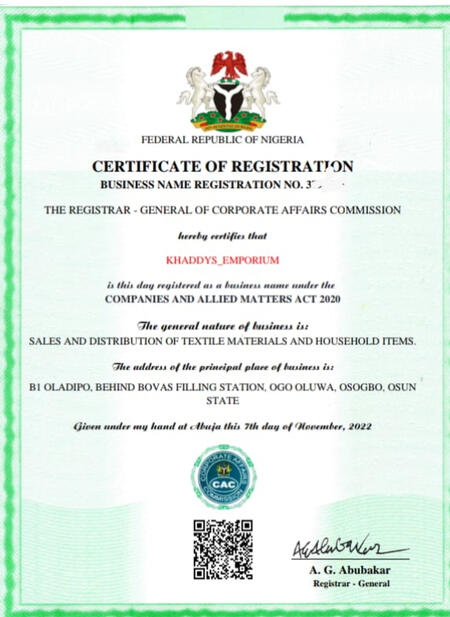 This how the Certificate look like